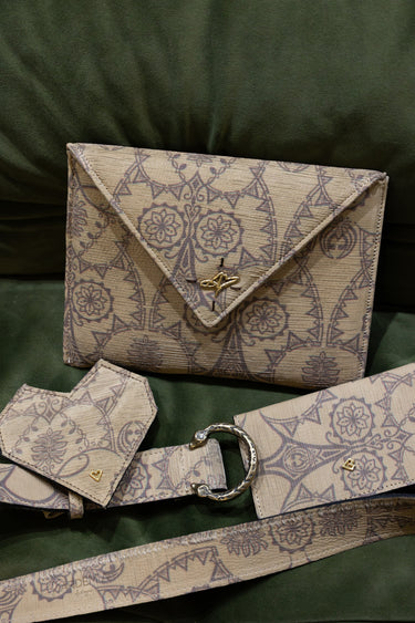 PAOLETTA CLUTCH BEIGE LIMITED EDITION - Ardemia design