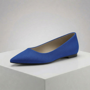 BALLERINA GROS GRAIN BLU CAPRI