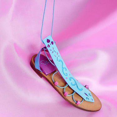 ACQUAMARINA SLAVE SANDALS - Ardemia Design