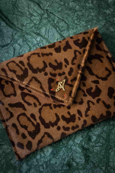 PAOLETTA CLUTCH CAVALLINO LEOPARD LIMITED EDITION - Ardemia design