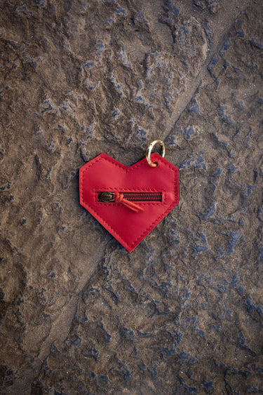 PORTACHIAVI A CUORE CON TASCHINO SEGRETO - Ardemia design