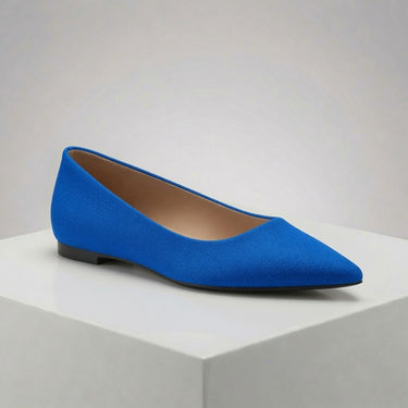 BALLERINA GROS GRAIN BLU ELETTRICO