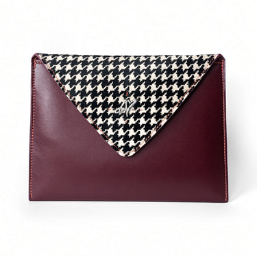 PAOLETTA CLUTCH CAVALLINI PIED DE POULE