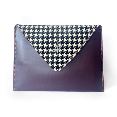PAOLETTA CLUTCH CAVALLINO PIED DE POULE