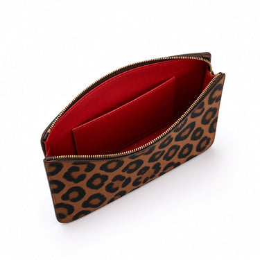 LEOPARD DOCUMENT HOLDER